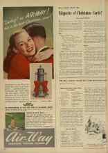 Better Homes & Gardens December 1947 Magazine Article: Etiquette of Christmas Cards?