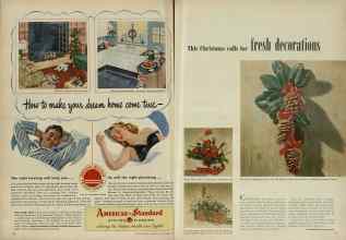 Better Homes & Gardens December 1947 Magazine Article: Page 34