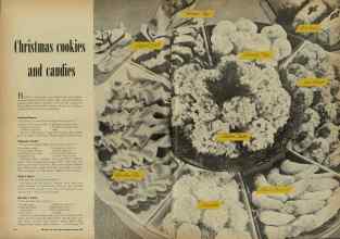 Better Homes & Gardens from 1947 | Christmas cookies and candies