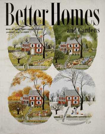 Better Homes & Gardens January 1948 Magazine Cover