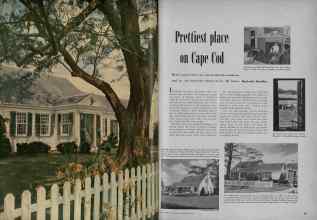 Better Homes & Gardens January 1948 Magazine Article: Prettiest place on Cape Cod