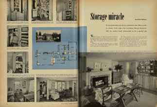 Better Homes & Gardens January 1948 Magazine Article: Storage miracle