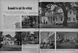 Better Homes & Gardens January 1948 Magazine Article: Remodel to suit the setting