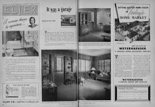 Better Homes & Gardens January 1948 Magazine Article: It was a garage