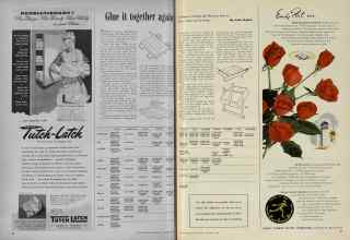 Better Homes & Gardens January 1948 Magazine Article: Glue it together again