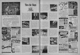 Better Homes & Gardens January 1948 Magazine Article: Thru the Shops