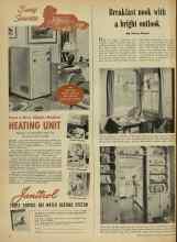 Better Homes & Gardens February 1948 Magazine Article: Breakfast nook with a bright outlook
