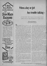 Better Homes & Gardens February 1948 Magazine Article: When a boy or girl has trouble talking