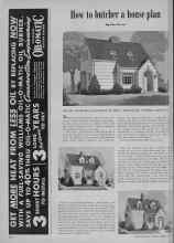 Better Homes & Gardens February 1948 Magazine Article: How to butcher a house plan