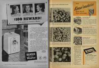 Better Homes & Gardens February 1948 Magazine Article: Page 8