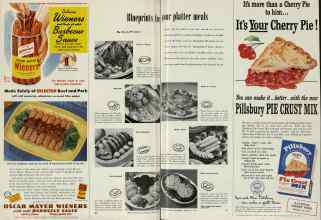 Better Homes & Gardens February 1948 Magazine Article: Blueprints for your platter meals