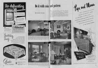 Better Homes & Gardens February 1948 Magazine Article: Do it with color and pattern