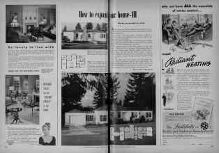Better Homes & Gardens February 1948 Magazine Article: How to expand your house-III
