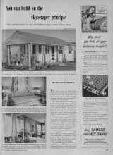 Better Homes & Gardens March 1948 Magazine Article: You can build on the skyscraper principle