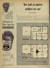 Better Homes & Gardens March 1948 Magazine Article: How good an amateur architect are yon?