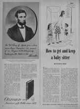 Better Homes & Gardens March 1948 Magazine Article: How to got and keep a baby sitter
