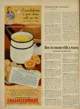 Better Homes & Gardens March 1948 Magazine Article: ENAMELED WARE