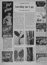 Better Homes & Gardens March 1948 Magazine Article: Scale-killing time is now