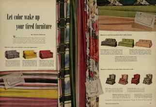Better Homes & Gardens March 1948 Magazine Article: Let color wake up your tired furniture
