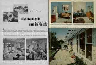 Better Homes & Gardens March 1948 Magazine Article: What makes your home individual?