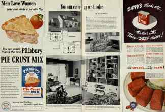 Better Homes & Gardens March 1948 Magazine Article: You can cover up with color