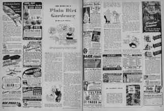 Better Homes & Gardens March 1948 Magazine Article: THE DIARY OF A Plain Dirt Gardener