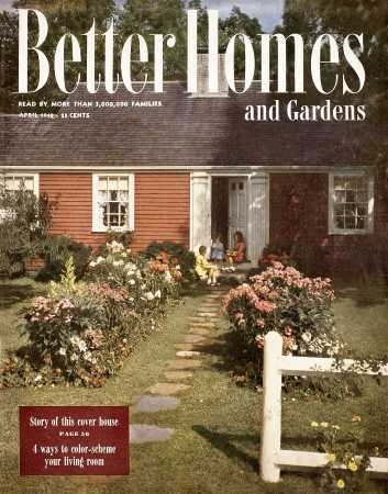 Better Homes & Gardens April 1948 Magazine Cover