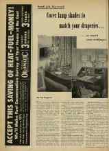 Better Homes & Gardens April 1948 Magazine Article: Cover lamp shades to match your draperies