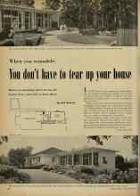 Better Homes & Gardens April 1948 Magazine Article: When you remodel--You don't have to tear up your house