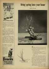 Better Homes & Gardens April 1948 Magazine Article: Bring spring into your home