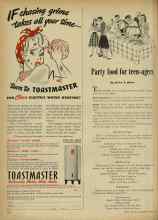 Better Homes & Gardens April 1948 Magazine Article: Party food for teen-agers