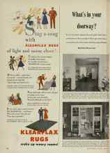 Better Homes & Gardens April 1948 Magazine Article: What's in your doorway?