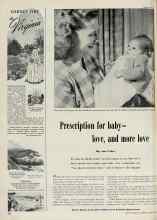 Better Homes & Gardens April 1948 Magazine Article: Prescription for baby--love, and more love