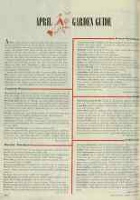 Better Homes & Gardens April 1948 Magazine Article: APRIL GARDEN GUIDE