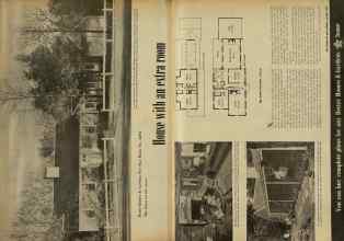 Better Homes & Gardens April 1948 Magazine Article: House with an extra room