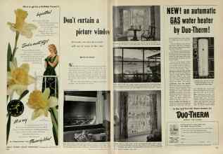 Better Homes & Gardens April 1948 Magazine Article: Don't curtain a picture window