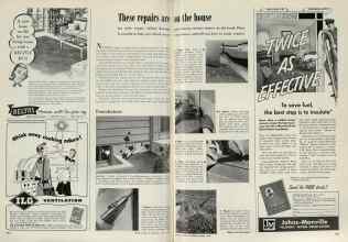 Better Homes & Gardens April 1948 Magazine Article: These repairs are on the house