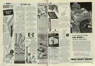 Better Homes & Gardens April 1948 Magazine Article: The handy man