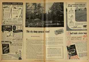Better Homes & Gardens April 1948 Magazine Article: This city dump sprouted wings!