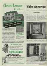 Better Homes & Gardens May 1948 Magazine Article: Window seats save space