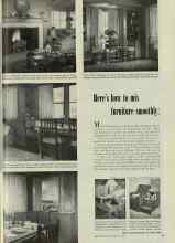 Better Homes & Gardens May 1948 Magazine Article: Here's how to mix furniture smoothly