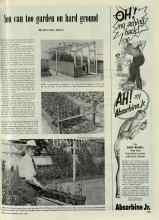 Better Homes & Gardens May 1948 Magazine Article: You can too garden on hard ground