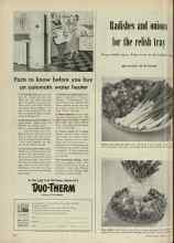 Better Homes & Gardens May 1948 Magazine Article: Radishes and onions for the relish tray