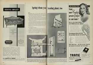 Better Homes & Gardens May 1948 Magazine Article: Spring-clean your heating plant, too