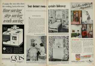 Better Homes & Gardens May 1948 Magazine Article: Your dormer room upstairs hideaway