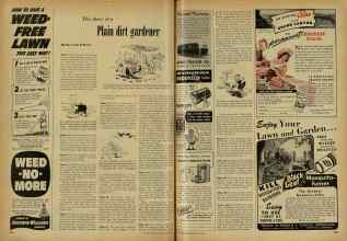 Better Homes & Gardens May 1948 Magazine Article: The diary of a Plain dirt gardener
