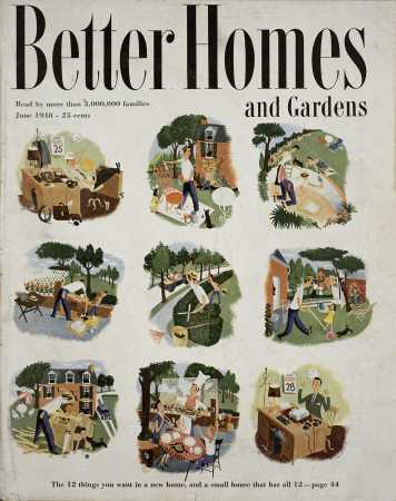 Better Homes & Gardens June 1948 Magazine Cover