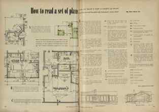 Better Homes & Gardens June 1948 Magazine Article: How to read a set of plans