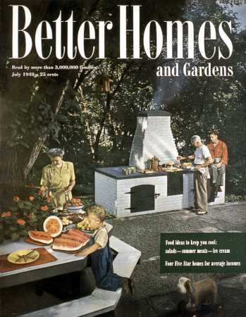 Better Homes & Gardens July 1948 Magazine Cover