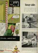 Better Homes & Gardens July 1948 Magazine Article: Storage tables